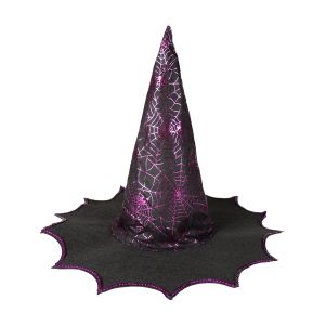 Klobouk pro čarodějnici fialový (48)