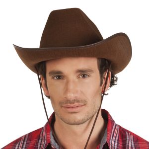 Kovbojský klobouk hnědý rodeo (2)
