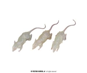 Krysa - potkáni 3ks svítící ve tmě  (10)
