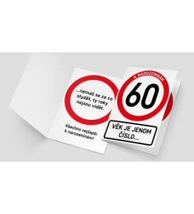 Přání - dopravní značka 60