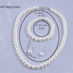 Sada perel náhrdelník, náramek a náušnice (92)