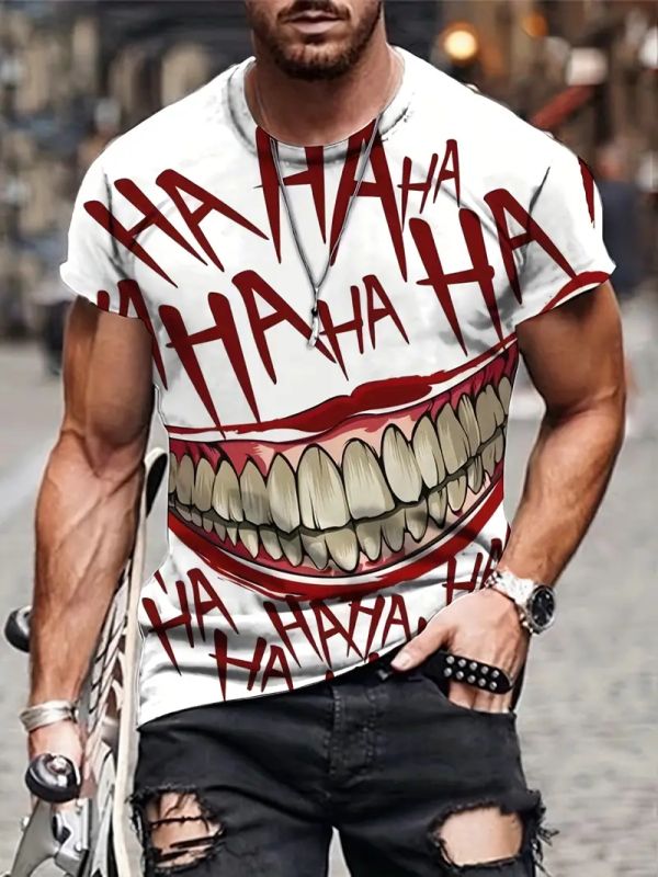 Tričko horor HA HA HA - XL