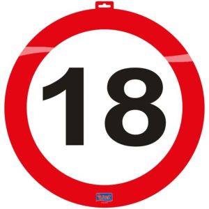 Dekorace dopravní značka 18 - průměr 47cm (67)