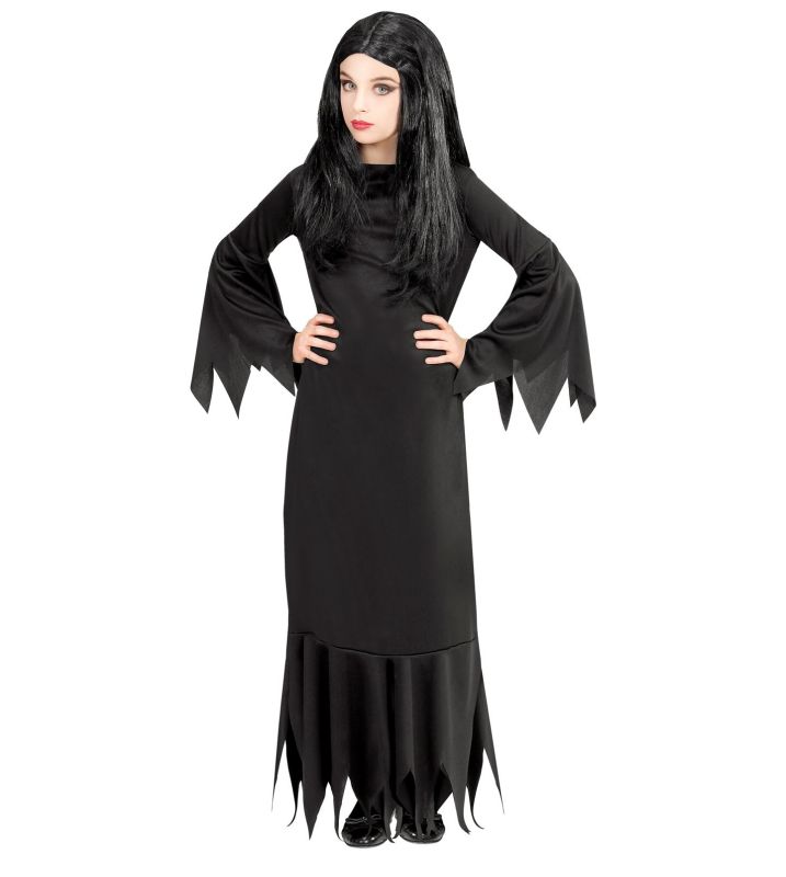 Dětský kostým - Čarodějnice černá -140cm (85-E)