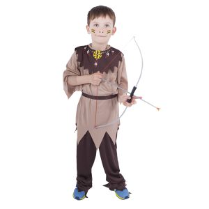 Dětský kostým Indián s páskem - S (86-B)