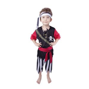 Dětský kostým pirát se šátkem - M (86-D)