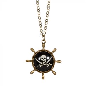 Pirátský náhrdelník kormidlo (92)