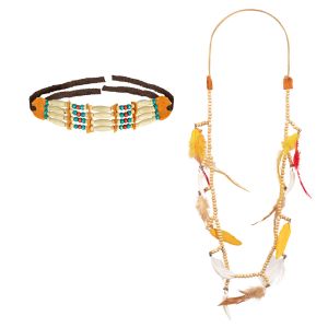 Sada indiánka - 2 náhrdelníky (92)