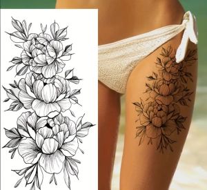 Tetování růže malé  19x10cm  (15)
